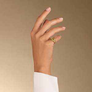 Scarab Chevalier <b>Statement</b> <b>Ring</b> Natural Diamond Zircon Pearl Geometric Cut Fine Jewelry Featuring Rhodium Plating Everyday Wear - Product Image 2