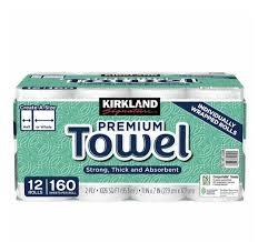 Kirkland กระดาษทิชชู่12ม้วนเกรดพรีเมี่ยมลายมือชื่อ160แผ่น/ม้วน3ชั้นแบบใช้แล้วทิ้งผ้านุ่มซับน้ำม้วนใหญ่ - Product Image 6