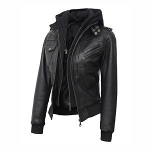 Outerwear Fashion Style Model Casual Leather Women's Jackets Premium Quality Product Women's Leather Jackets - Product Image 6