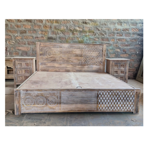 Cama de Pared de Madera Maciza Premium, Cómoda, Hecha a Mano, Tallada, Plegable, con Diseño Clásico y Elegante - Product Image 2