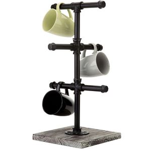 wholesale metal tree mug stand cup holder coffee mug holder for home kitchenware hotel <b>tabletop</b> kitchen counter made in india - Product Image 1