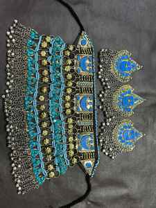 Ensembles de colliers de bijoux afghans très résistants pour femmes Ensembles de colliers et de colliers de bijoux afghans OEM personnalisés Vente en gros - Product Image 5