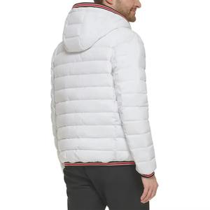 Nouveautés Veste matelassée personnalisée pour homme Imperméable à l'eau Doublure en bambou à capuche Mode Fermeture éclair Bulle pour l'hiver Style de rue - Product Image 5