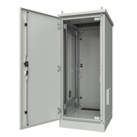 Armoire électrique métallique sur pied de 19 pouces, boîtier de contrôle IP55, système de distribution d'alimentation