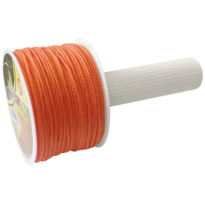 Filo per Costruzioni con Maniglia Girevole Mt. 100 Arancioni Fluorescenti - Product Image 1