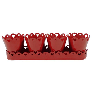 Grande conception décorative métal rond jardinière 3D rouille jardinière Pots pour la maison et le jardin décoration à la main - Product Image 3