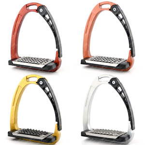 Étriers de sécurité de vente chaude pour l'équitation dégagement rapide pour la protection légère de cheville en aluminium d'anti-traînée de cavalier - Product Image 3
