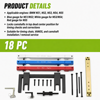 Kit d'outils de calage pour moteurs essence BMW N51 N52 N53 N54 N55 2.5 3.0, jeu de blocage d'alignement de l'arbre à cames VANOS