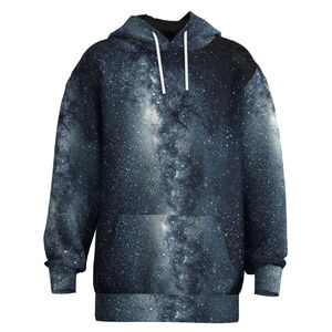 Sweat à capuche en coton mélangé unisexe personnalisé pull de haute qualité avec technique de broderie 3D impression de logo pour l'hiver ODM OEM - Product Image 2