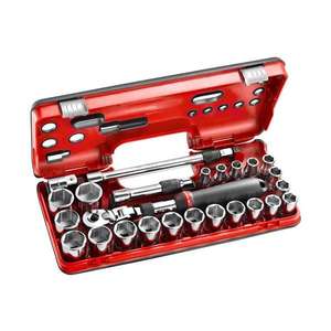 Juego de Llaves de Trinquete Extensibles Facom de 1/2'' Métricas de 6 Puntas (21 Piezas) Kit de Herramientas de Alta Calidad - Product Image 1