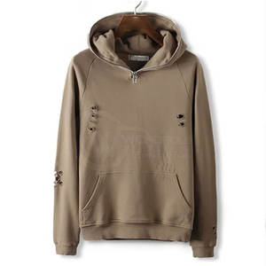 Ropa cómoda Hombres Sudaderas con capucha desgastadas Adultos Uso Hombres Sudaderas con capucha desgastadas Hombres ligeros Sudaderas con capucha bordadas 100% algodón - Product Image 1