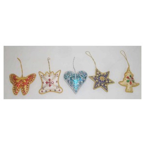 Diseño surtido de la mejor calidad, nuevos artículos coloridos de tela en mano de obra, bordado Zari y adorno colgante trabajado con cuentas - Product Image 1