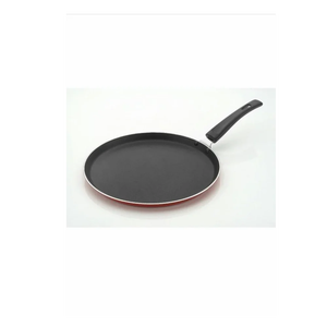 Tawa à dosa en fonte antiadhésive 26 cm Noir 1,5 mm d'épaisseur Capacité 300 ml Poignée en plastique Finition métallique par Anax Impex Fabriqué en Inde - Product Image 2