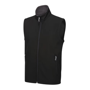 Gilet sans manches coupe-vent coupe-vent pour hommes, veste souple pour voyage, randonnée, course à pied, golf, doux et confortable - Product Image 1