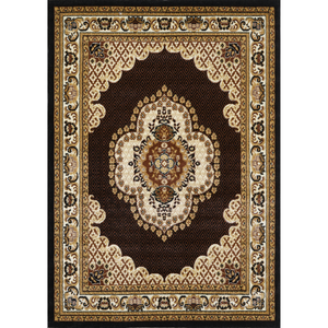 Tapis turc de luxe, fabriqué à la machine, en PP BCF, noir, premium, pour salon, provenant d'un fabricant de Gaziantep. - Product Image 1