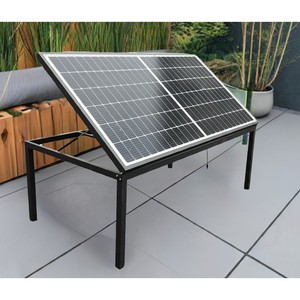 โมดูลพลังงานแสงอาทิตย์ Jet-Line 450W โต๊ะสวนกลางแจ้งสำหรับ 6 คน เหมาะสำหรับระเบียง โครงสร้างแข็งแรงทนทาน ใช้งานง่าย - Product Image 2