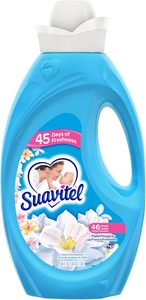 Suavitel <b>Liquid</b> Fabric Softener, Field Flowers Scent, 46 Fl Oz, 6 Bottles/Case - Product Image 6