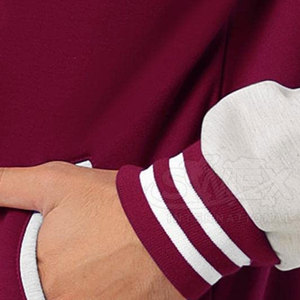 Nuevo diseño Color sólido Hombres Letterman Chaqueta de invierno Streetwear Ropa de abrigo Letterman Chaqueta de invierno para hombres - Product Image 4
