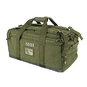 Large Capacity Tactical Duffel Bag Multi-Pocket Waterproof String Closure Hiking Travel Gym Outdoor <b>Storage</b> Shoulder Carry - Product Image 1
