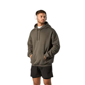 2025 nouveau pull à capuche surdimensionné pour hommes broderie personnalisée Logo lourd 100% coton vente d'hiver hommes sweats à capuche Service OEM - Product Image 3