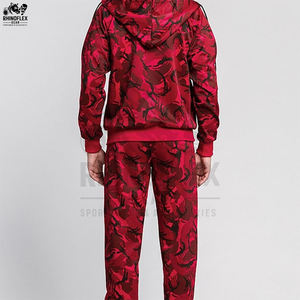 Conjuntos de Chándal de Camuflaje Personalizados para Hombre, Sudadera con Capucha y Cremallera de Manga Larga y Pantalones Deportivos, Chándales de Camuflaje con Cremallera para Hombre - Product Image 6