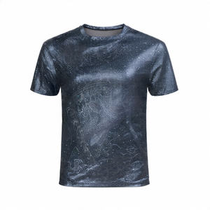 Conception de LOGO personnalisé impression par sublimation séchage rapide maille sport t-shirt à manches courtes professionnel marathon course t-shirt - Product Image 4