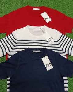 Men's Solid <b>Sleeveless</b> <b>Sweater</b> Knitwear with Striped Design - Product Image 2