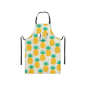 Delantal de cocina de lino y algodón de moda de calidad exportadora Babero ajustable ligero para uso doméstico y hotelero - Product Image 4