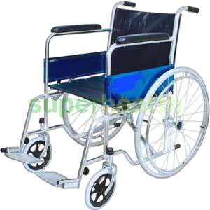 Fauteuil roulant pliable léger avec une taille compacte, facile à utiliser, conçu pour une utilisation à domicile et à l'hôpital - Product Image 3