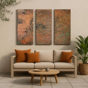Arte de la pared de Metal artístico Premium decoración escultura de hierro hecha a mano colgante de pared decorativo sofisticado para sala de estar dormitorio - Product Image 6
