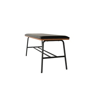 Contemporary Upholstered Bench with Metal Frame and Foam <b>Padding</b> <b>for</b> Home Decor - Product Image 2