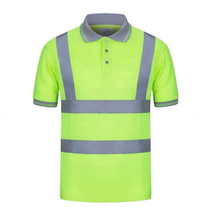 Vestes de sécurité d'hiver pour hommes Hi Vis 100% Polyester Vêtements de travail à manches courtes Logo personnalisable Vêtements de sécurité réfléchissants respirants - Product Image 1
