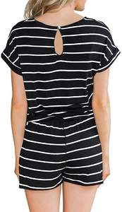 2025 personnalisé nouveau Design doublure Jersey tissu été décontracté t-shirt deux pièces short ensemble léger double ensemble pour dames - Product Image 2