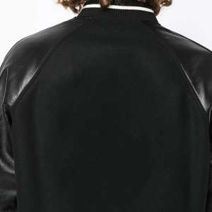 Chaqueta Universitaria para Hombre, Tela de Lona, Logotipo Frontal, Ligera, Informal, para Invierno - Product Image 5