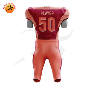 Vente en gros d'uniformes de football américain personnalisés, ensemble de maillots de football américain par sublimation pour hommes, Al Ajal Industries, fabriqués au Pakistan - Product Image 3