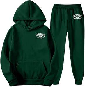 2025 invierno sólido elegante chándal personalizado para hombres mujeres gimnasio Fitness Jogger conjunto Streetwear ropa deportiva marca al por mayor - Product Image 2