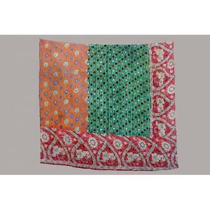 Nouvelle arrivée 100% coton imprimé fleuri à la main couvre-lit literie couvre-lit jeter Kantha couette - Product Image 2