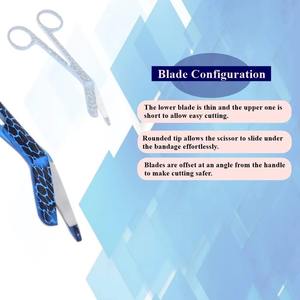กรรไกรตัดผ้าพันแผลที่ทนทานเครื่องมือทางการแพทย์พร้อมปลายทู่เพื่อความปลอดภัยในโรงพยาบาลและคลินิก - Product Image 5