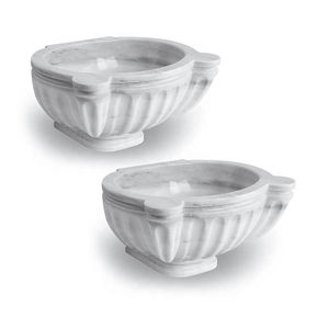 Blocs de bain Kurna au design moderne Lavabos exclusifs en marbre poli pour salle de bain Prix de marché imbattable pour commande en gros - Product Image 3