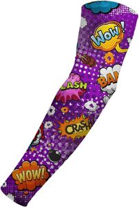 Unisex Custom Logo UV Sun Protection <b>Arm</b> <b>Sleeves</b> Athletic Style Protective <b>Sleeves</b> <b>for</b> <b>Men</b> Women Youth Kids-Sublimation Style - Product Image 2