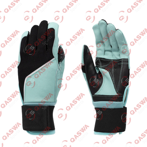 <b>Long</b> Cuff Genuine Leather Baseball Batting Gloves Professional Custom Logo & Design Baseball Softball Gloves - Product Image 2
