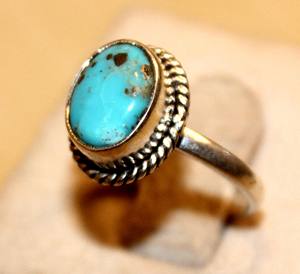 Anillo de plata 925 hecho a mano, joyería de piedras preciosas turquesas, regalo para mujer, banda de fiesta personalizada, gran oferta OEM - Product Image 5