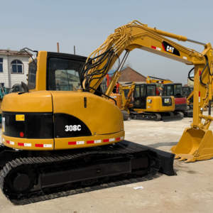 Mini pelle CAT 308 de vente chaude, meilleur prix d'excavatrice compacte de qualité, machines de construction en gros, performances fiables - Product Image 6