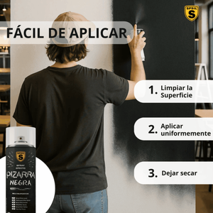 Pintura en Aerosol Efecto Pizarra Negra Spsil - Product Image 4