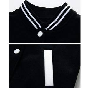 OEM personalizable 2025 chaqueta de béisbol universitaria para hombre de gran tamaño Varsity Bomber Chenille parches Letterman cuello con capucha nuevo diseño - Product Image 4