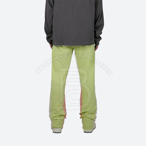 Fabricante de pantalones de chándal de peso pesado de alta calidad pantalones de chándal acampanados relajados de pierna recta en blanco de gran tamaño para hombres personalizados - Product Image 2