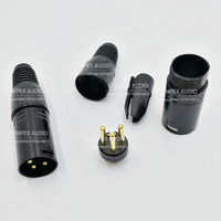 Connecteur audio XLR3 professionnel, fabricant de connecteurs XLR, adaptateur de microphone mâle 3 broches de haute qualité, prise robuste en cuivre sans oxygène