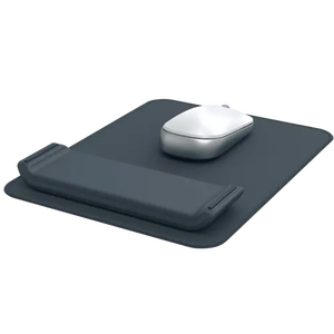 Tappetino per mouse Ergo con supporto per polso regolabile – Grigio scuro - Product Image 3