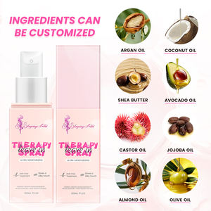 Spray thérapeutique lissant anti-frisottis Spray démêlant pour cheveux secs humides avec nœuds - Product Image 3