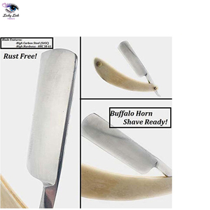 Navaja de Afeitar Plegable de Acero Inoxidable para Barbería, de Alta Calidad y Duradera para Hombres - Product Image 4